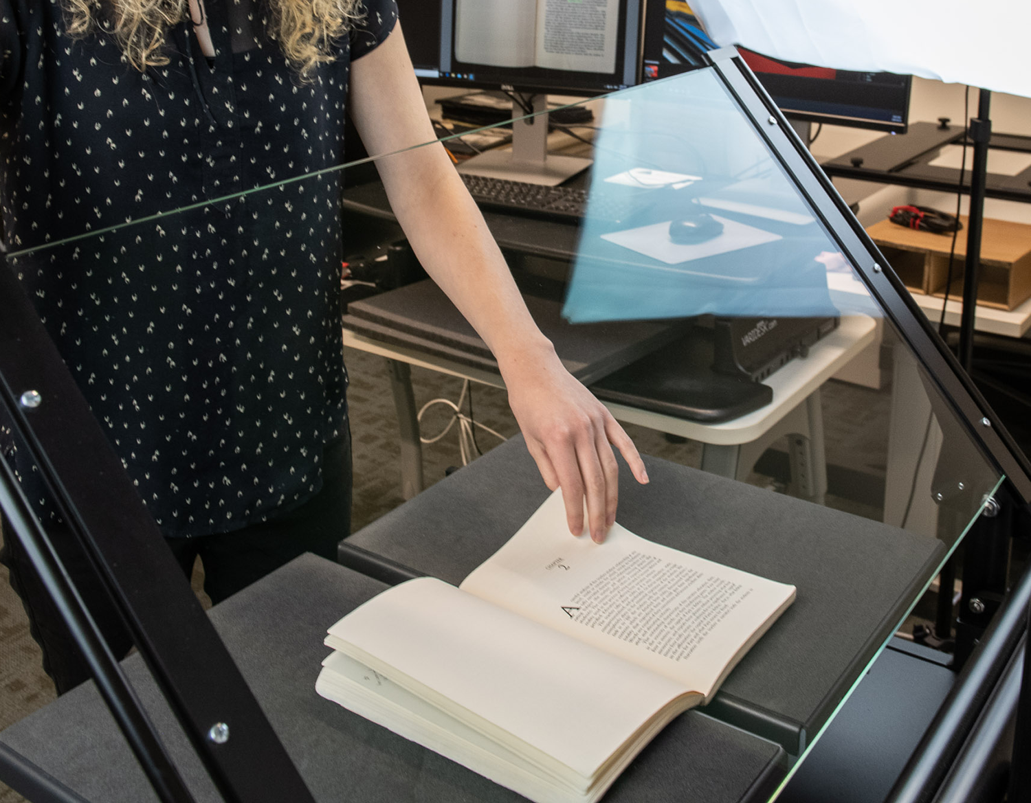Digitizing a book in Archives & Special Collections